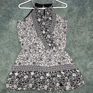 Black and White Romper